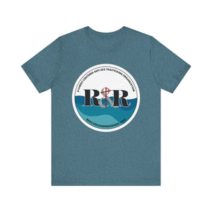 Unisex Jersey Short Sleeve Tee with Anti-Human Trafficking Design, Support Awareness, Fundraising Shirt, Gift for Activists, Casual Wear