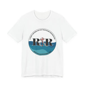 Unisex Jersey Short Sleeve Tee with Anti-Human Trafficking Design, Support Awareness, Fundraising Shirt, Gift for Activists, Casual Wear