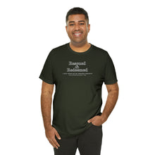 Load image into Gallery viewer, Outline Rescued &amp; Redeemed T-Shirt